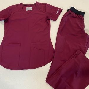 Maroon Skechers by Barco Scrubs